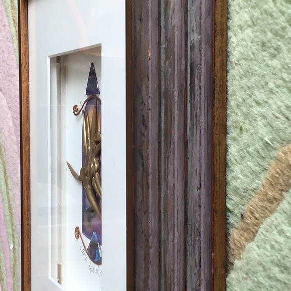 The Spirit of Two signed mixed media original art - Picture 3 of 8